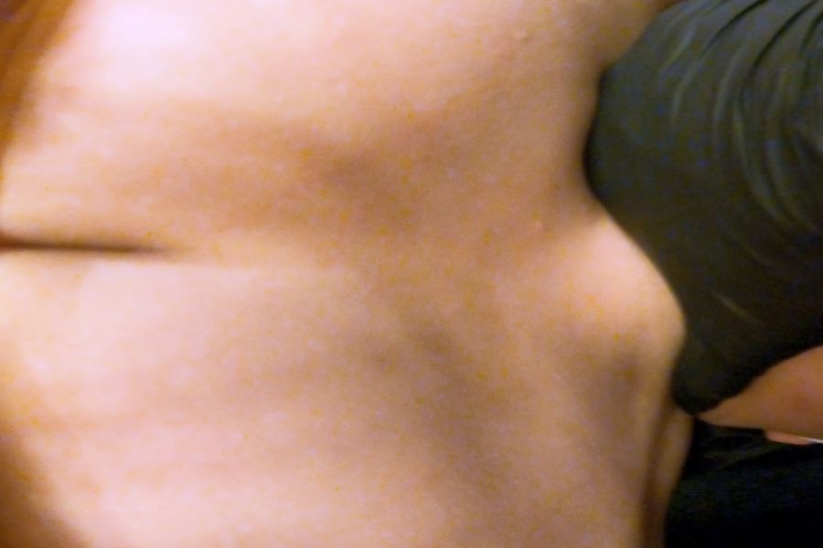超乳110Iカップ女と乳虐腹パンチセックス　サンプル画像04