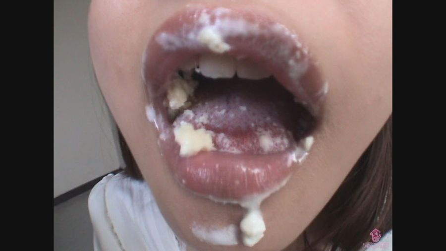 【HD】デカパイ女子 生クリームケーキ潰し　サンプル画像10