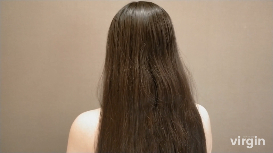バーチャル髪フェチ風俗体験　スーパーロングヘアゆな　髪コキ髪射コース　サンプル画像01