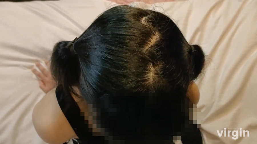 ツインテール幼な妻カナエ 初めての髪コキ髪射　サンプル画像05