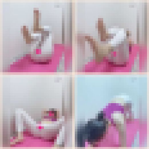 【隠し撮り】美女が自宅でヨガをする動画（mp4）　サンプル画像3