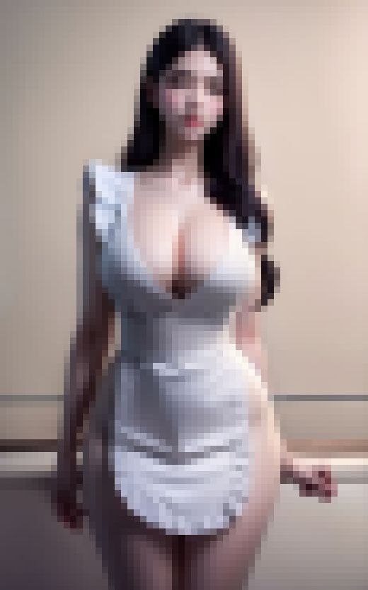 裸エプロン姿のOLが織りなす巨乳美女の癒しとセクシーな誘惑　サンプル画像2