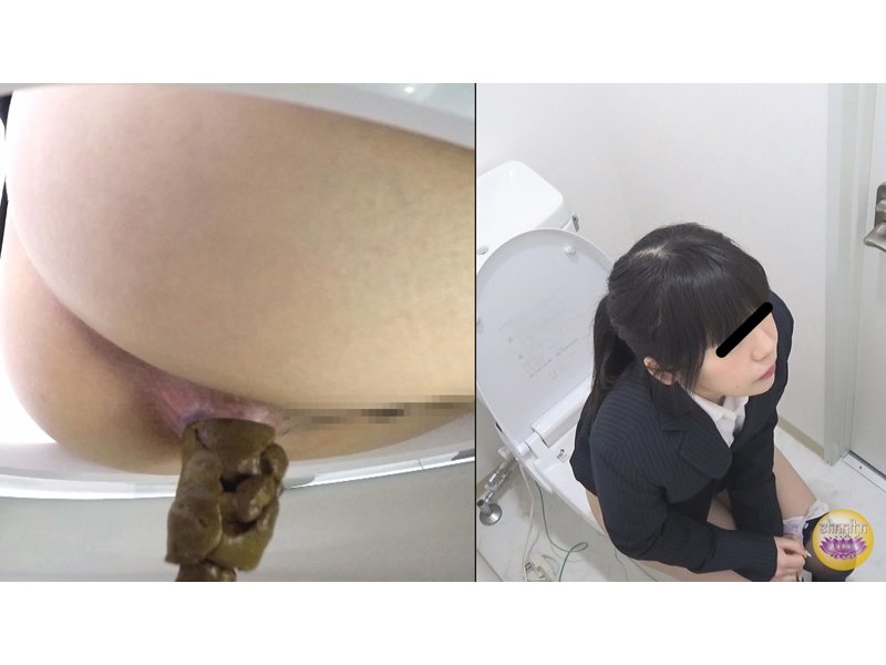 社内隠撮 OL放屁下痢便記録3 給湯室横トイレで気まずい放屁排泄　サンプル画像2