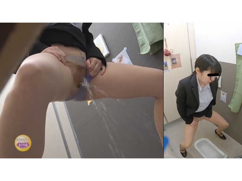 緊急OL ストッキング破りパンティーずらし放尿　サンプル画像10