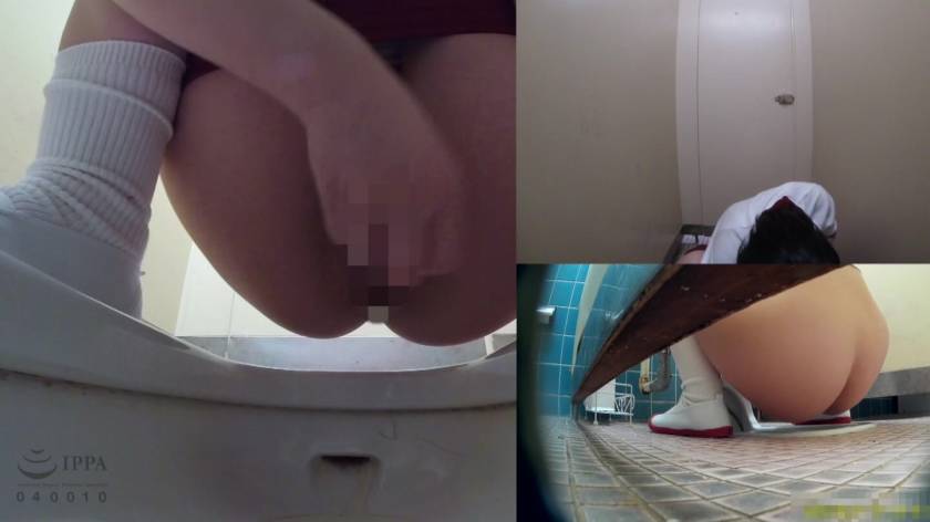 学校管理人による旧校舎和式トイレ無毛美少女盗撮投稿映像 　サンプル画像19