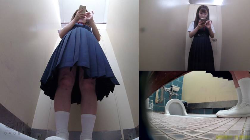 学校管理人による旧校舎和式トイレ無毛美少女盗撮投稿映像 　サンプル画像2