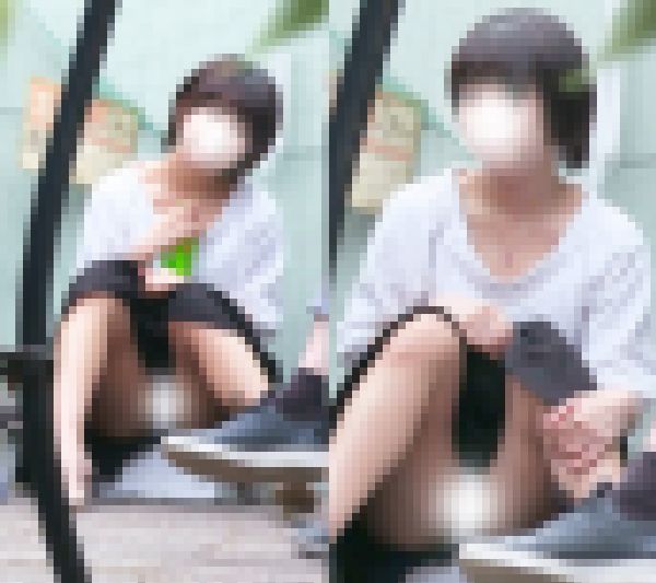 バレたのに・・・エロカワバイトちゃん　「私のパンティに何か用？　サンプル画像3